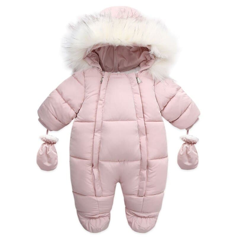 L SERVER Sneeuwpak baby meisjes met capuchon warm