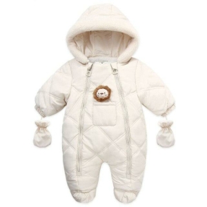 Zeer comfortabele winterjumpsuit met handschoen voor meisjes