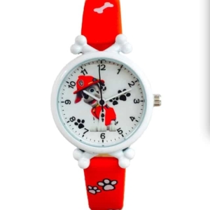 Chase Patrol horloge voor meisjes in rood en wit