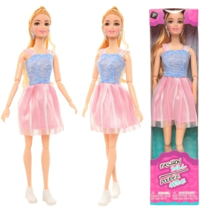 Barbiestijl modepop met doos voor meisjes