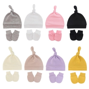 Elegante hoed met handschoen voor modieuze meisjes, meerdere keuzes