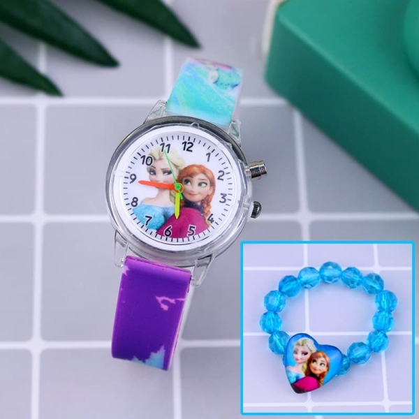 Frozen Horloge met armband voor meisjes 4898