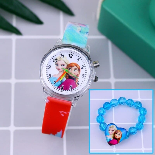 Frozen Horloge met armband voor meisjes 4900 vwpnk4
