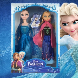 Elsa en Anna poppen voor meisjes in doos