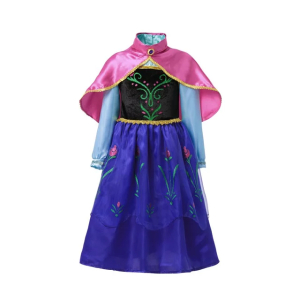 Disney prinses Anna verkleedjurk voor meisjes met witte achtergrond