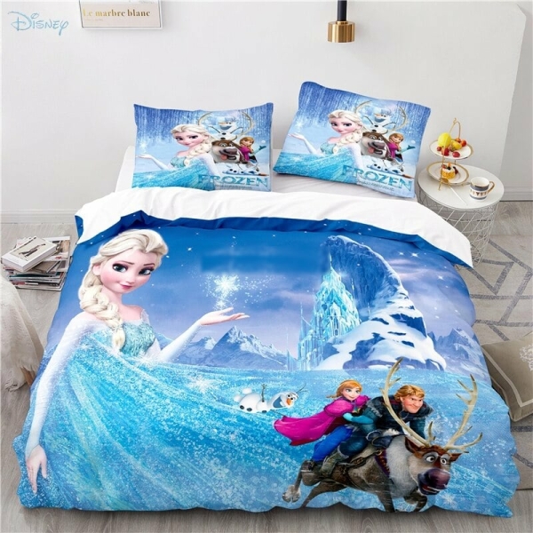 Snow Queen 2-delige bedset voor meisjes. Goede kwaliteit, zeer origineel