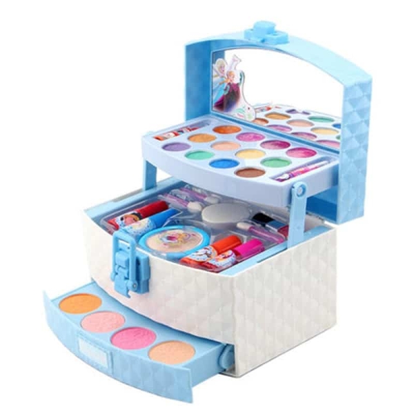 Complete Sneeuwkoningin make-up set voor modieuze meisjes