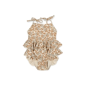 Zwemmode met bloemen voor modieuze meisjes