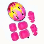 Complete roze fietsuitrustingsset voor meisjes