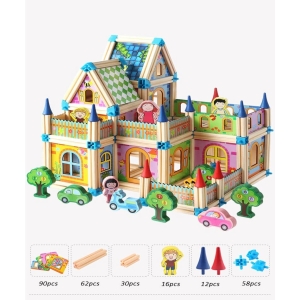 Miniatuur poppenhuis kit voor trendy meisjes