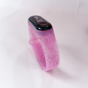 Roze multifunctioneel elektronisch horloge voor trendy kleine meisjes