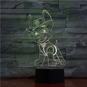 Rocky Patrol 3D LED lamp voor trendy meisjes