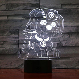 Zuma Patrol 3D LED lamp voor trendy meisjes