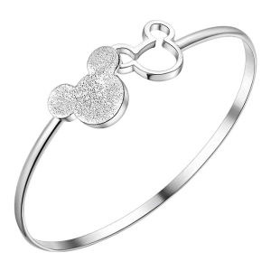 Mickey Mouse verstelbare zilveren armband voor meisjes