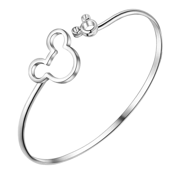 Verstelbare koperen Mickey Mouse armband