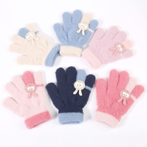 Winterhandschoenen met konijnenmotief, koudebestendig voor meisjes, diverse kleuren