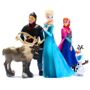 Disney Sneeuwkoningin beeldjes voor meisjes met een witte achtergrond