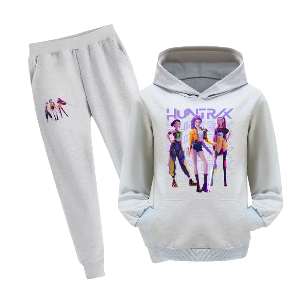 Sweats à Capuche Deux Côtés K Pop Demon Hunters Enfant Sweat à Capuche Classique XS (3-4 Ans